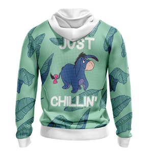 Eeyore Just Chillin Style Unisex 3D Hoodie