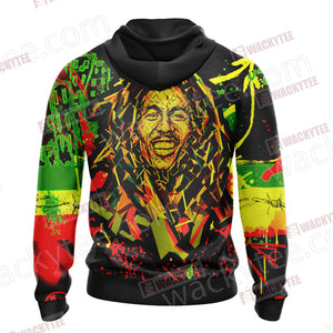 Bob Marley - Rastafari Unisex Zip Up Hoodie
