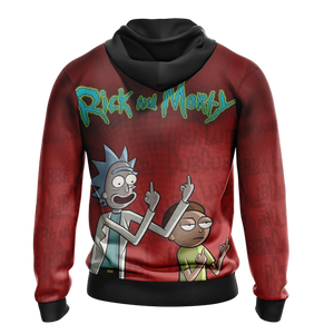 Rick and Morty New Look Unisex 3D Hoodie