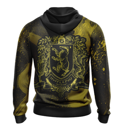 Loyal Like A Hufflepuff Harry Potter Unisex Zip Up Hoodie