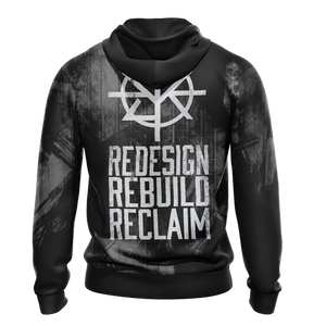 Seth Rollins - Redesign Rebuild Reclaim Unisex 3D Hoodie