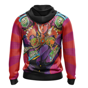 Jojo's Bizarre Adventure - Josuke Unisex Zip Up Hoodie