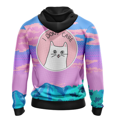 Cat Kawaii Vintage Style Unisex 3D Hoodie
