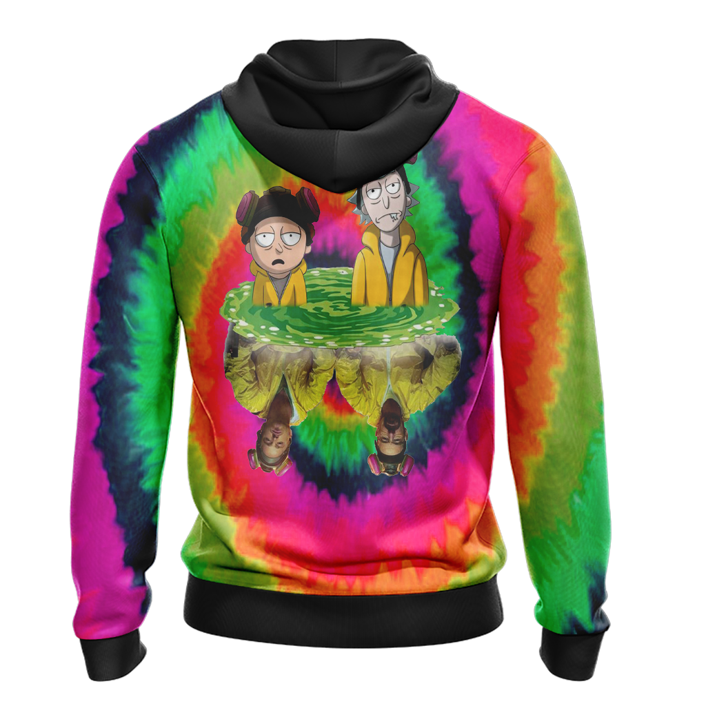 Breaking Bad x Rick and Morty Unisex 3D Hoodie