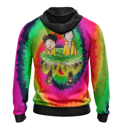 Breaking Bad x Rick and Morty Unisex 3D Hoodie