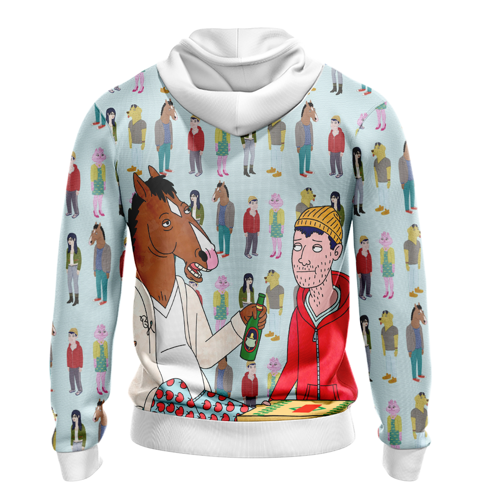 Bojack Horseman New Style Unisex Zip Up Hoodie