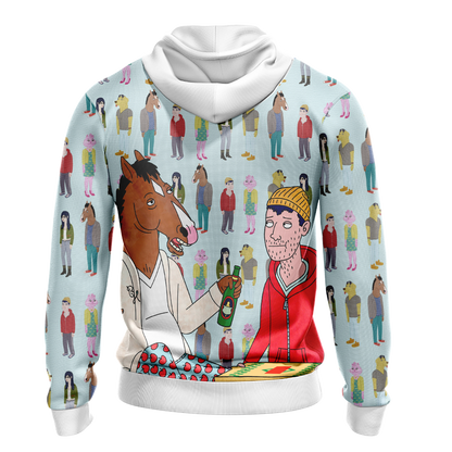 Bojack Horseman New Style Unisex Zip Up Hoodie