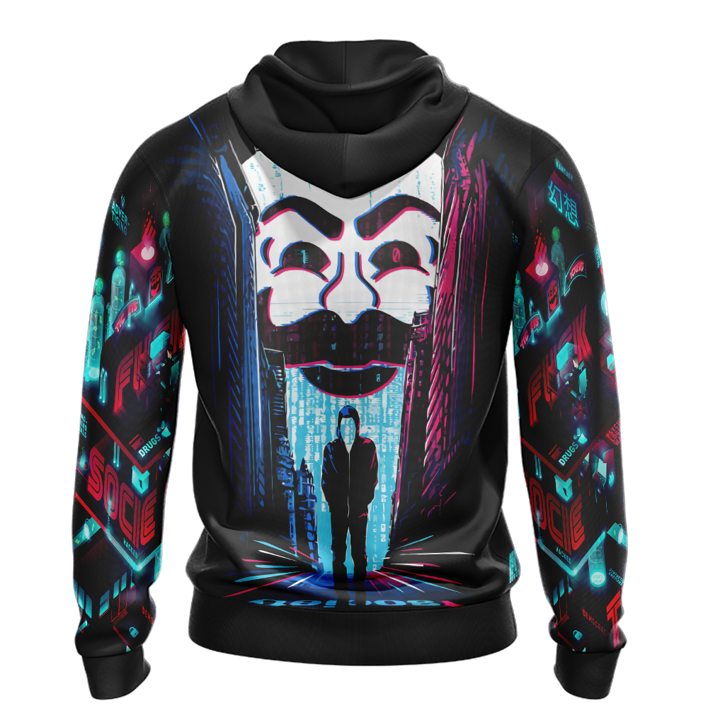 Mr Robot Unisex Zip Up Hoodie