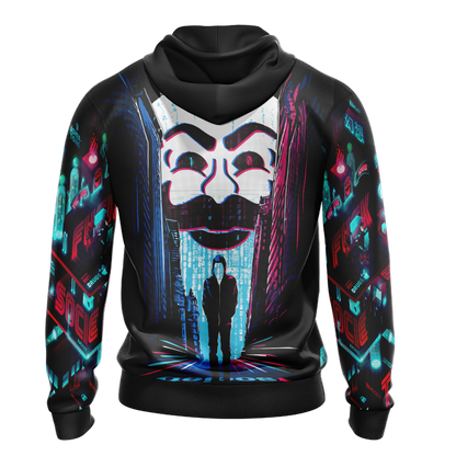 Mr Robot Unisex Zip Up Hoodie