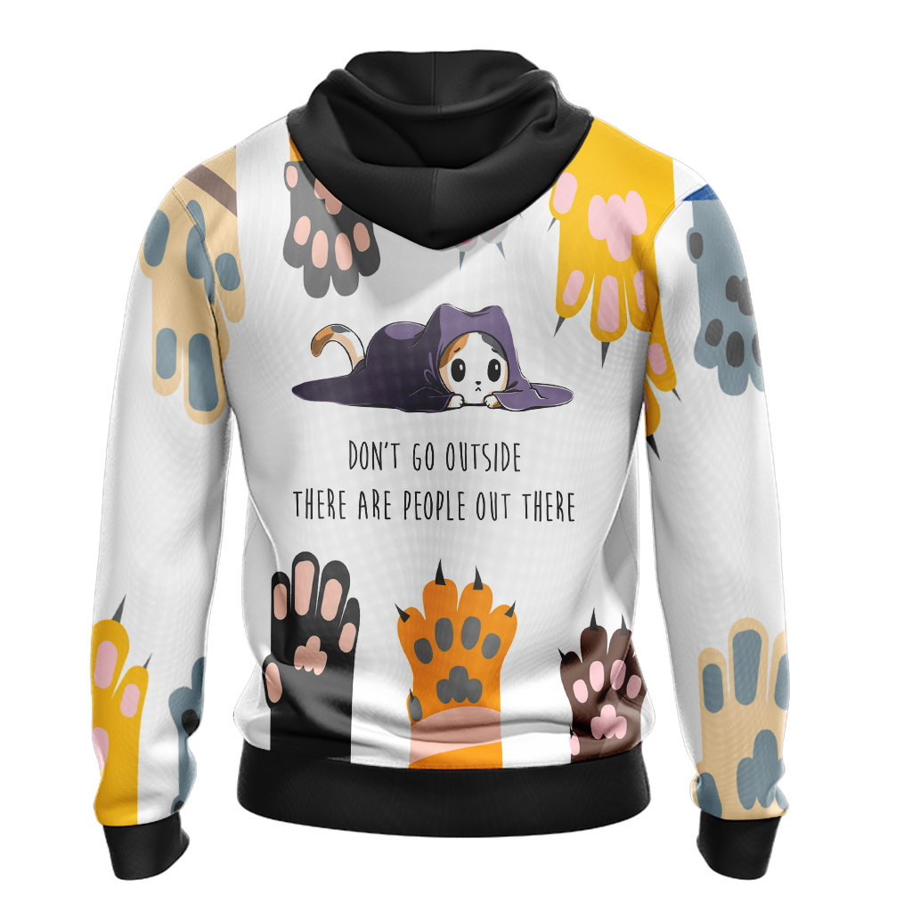 Plant Cat Mom Unisex 3D Hoodie