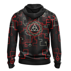 The Legend of Zelda - Twilight Triforce Unisex 3D Hoodie