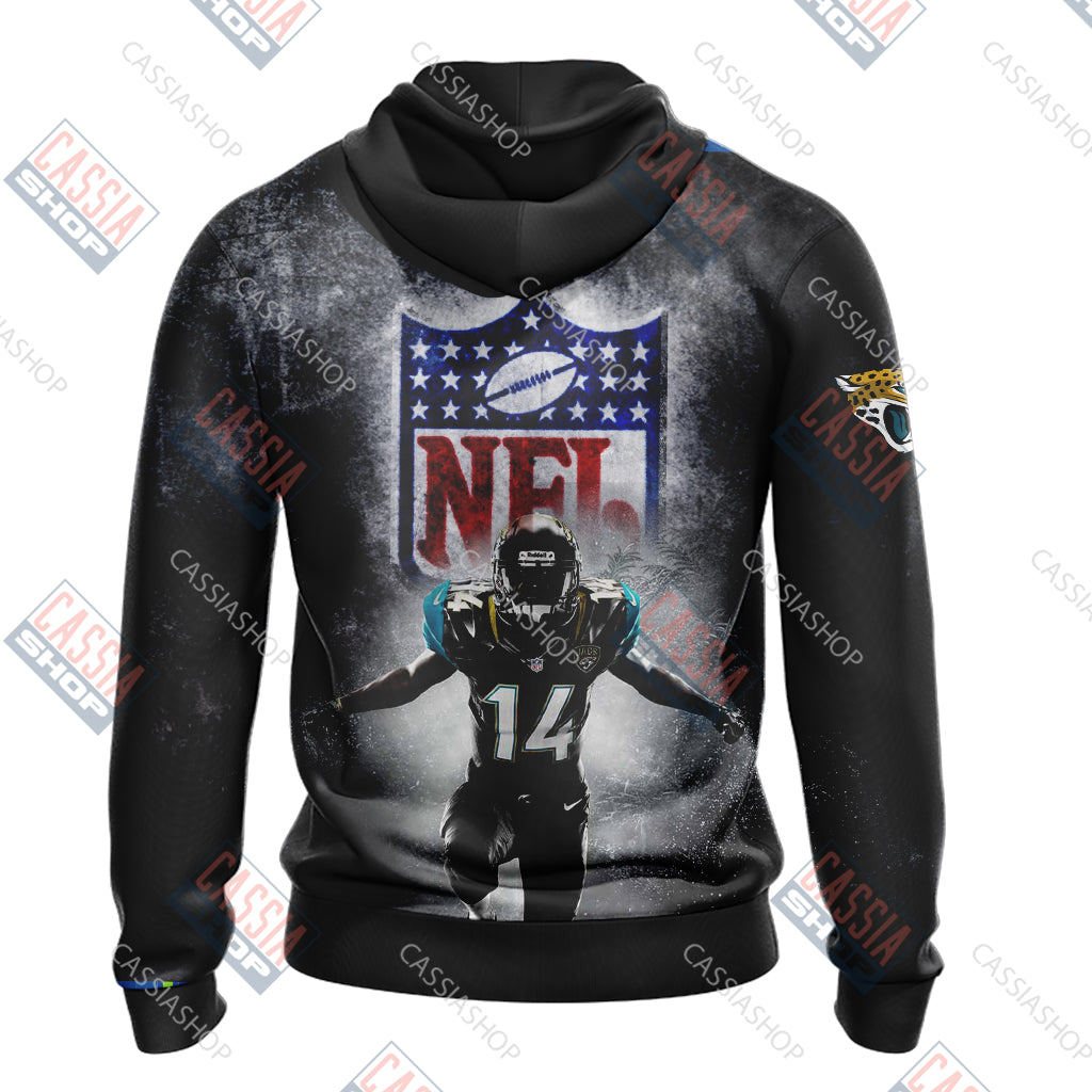 NFL Football USA Unisex Zip Up Hoodie