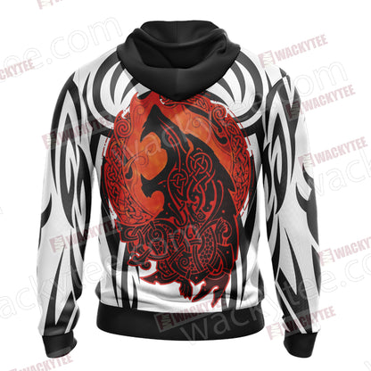 Fenrir Unisex Zip Up Hoodie Jacket