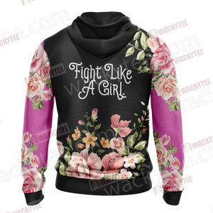 Breast Cancer - Fight Like A Girl 3D Hoodie