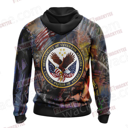 Department Of Veterans Affairs US Of America Unisex 3D Hoodie