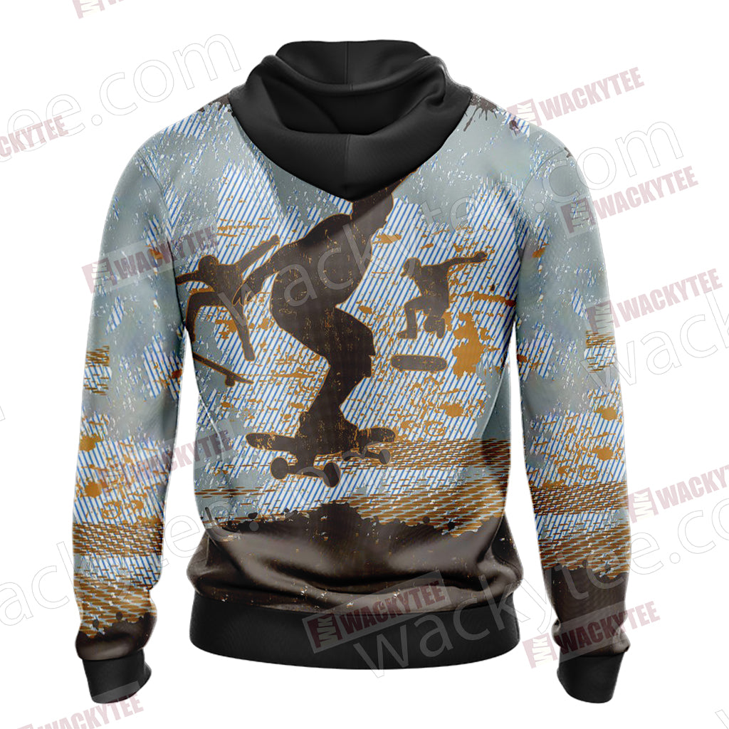 Skateboarding New Style Unisex Zip Up Hoodie Jacket