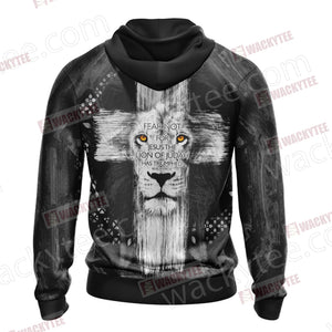 Christian - Fear Not For Jesus The Lion Of Judah Has Triumphed Unisex Zip Up Hoodie Jacket