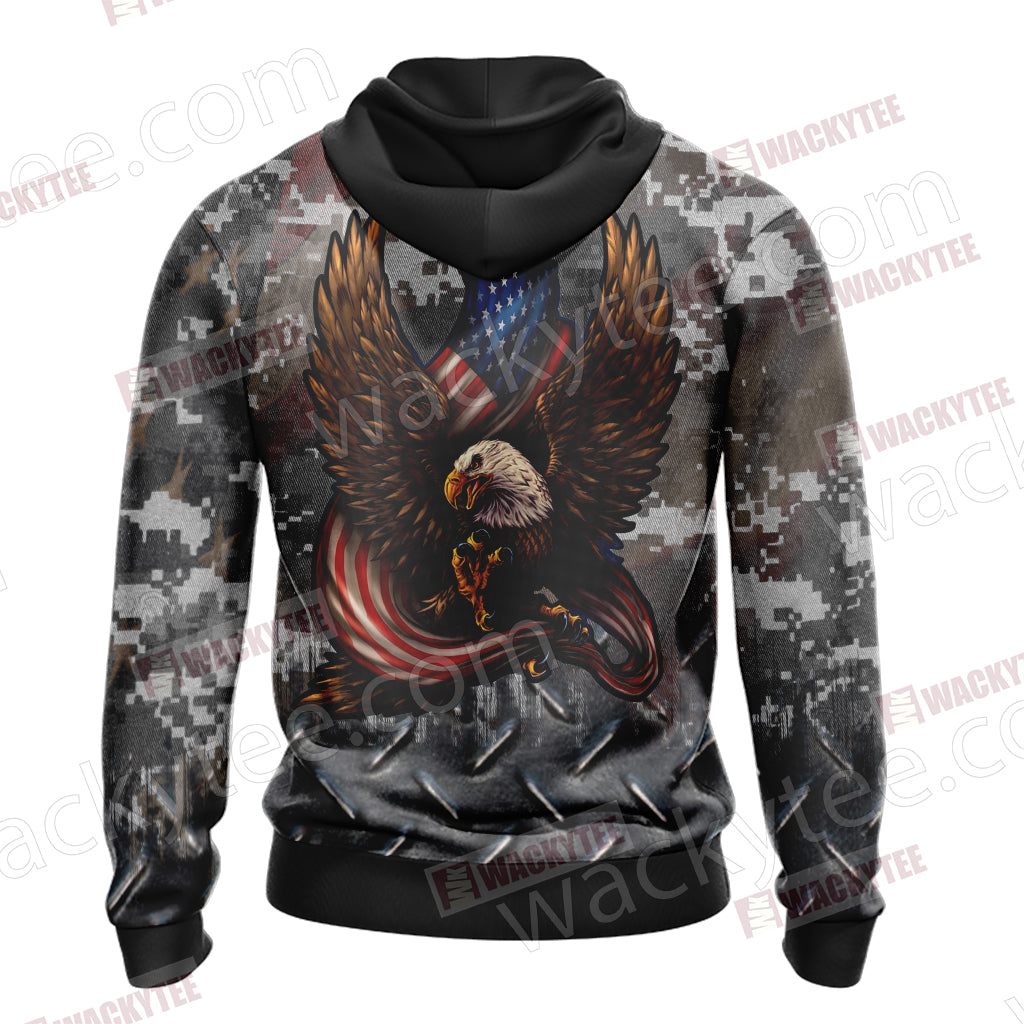 US Army Veteran Unisex 3D Hoodie