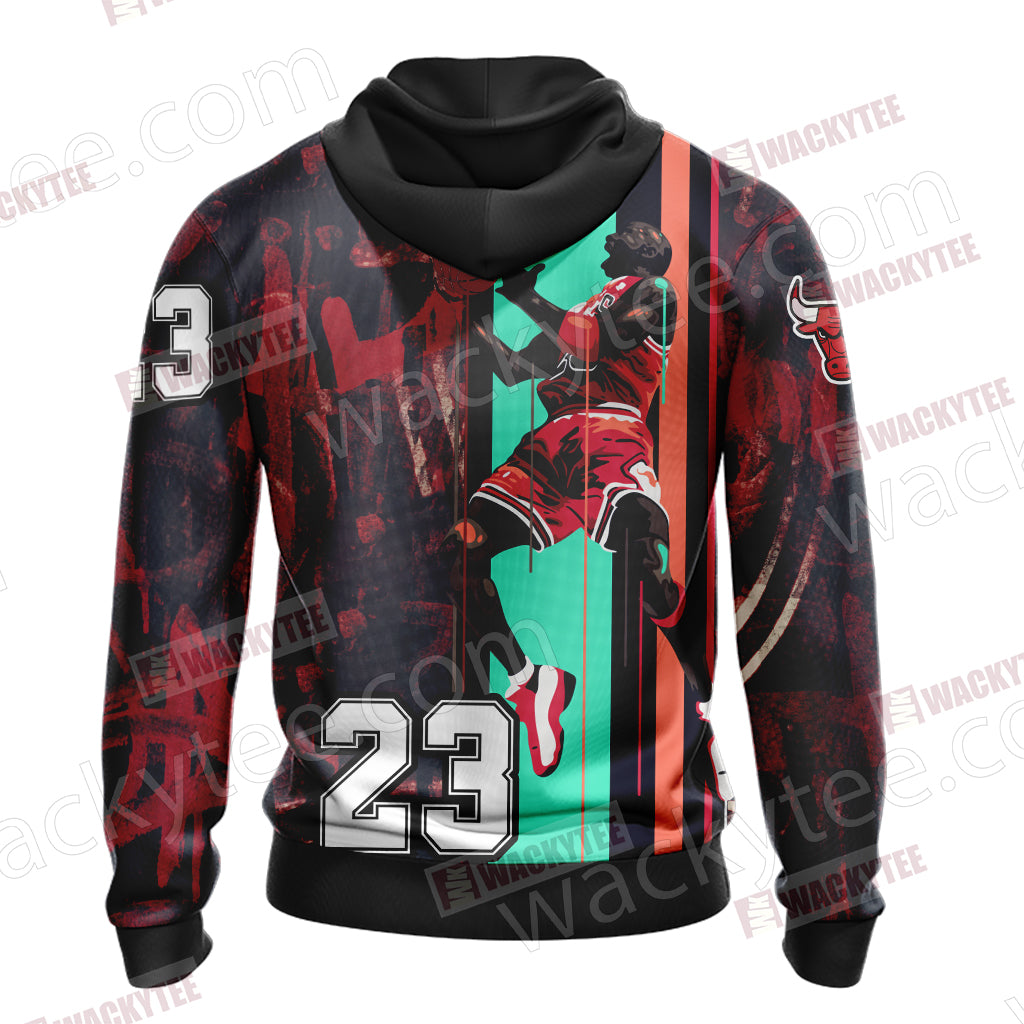 Hash Tag Be Like Mike 23 Unisex Zip Up Hoodie Jacket