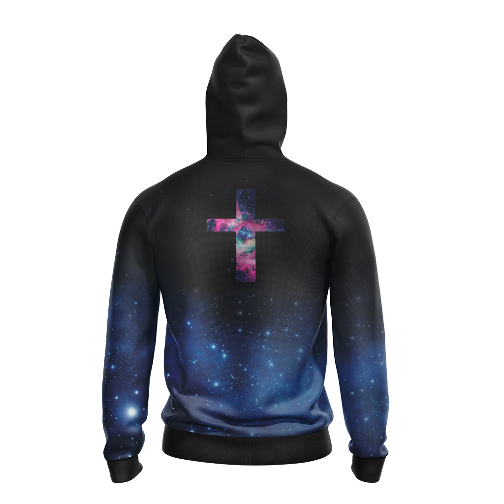 God Is Good All The Time Jesus Lovers Unisex Zip Up Hoodie