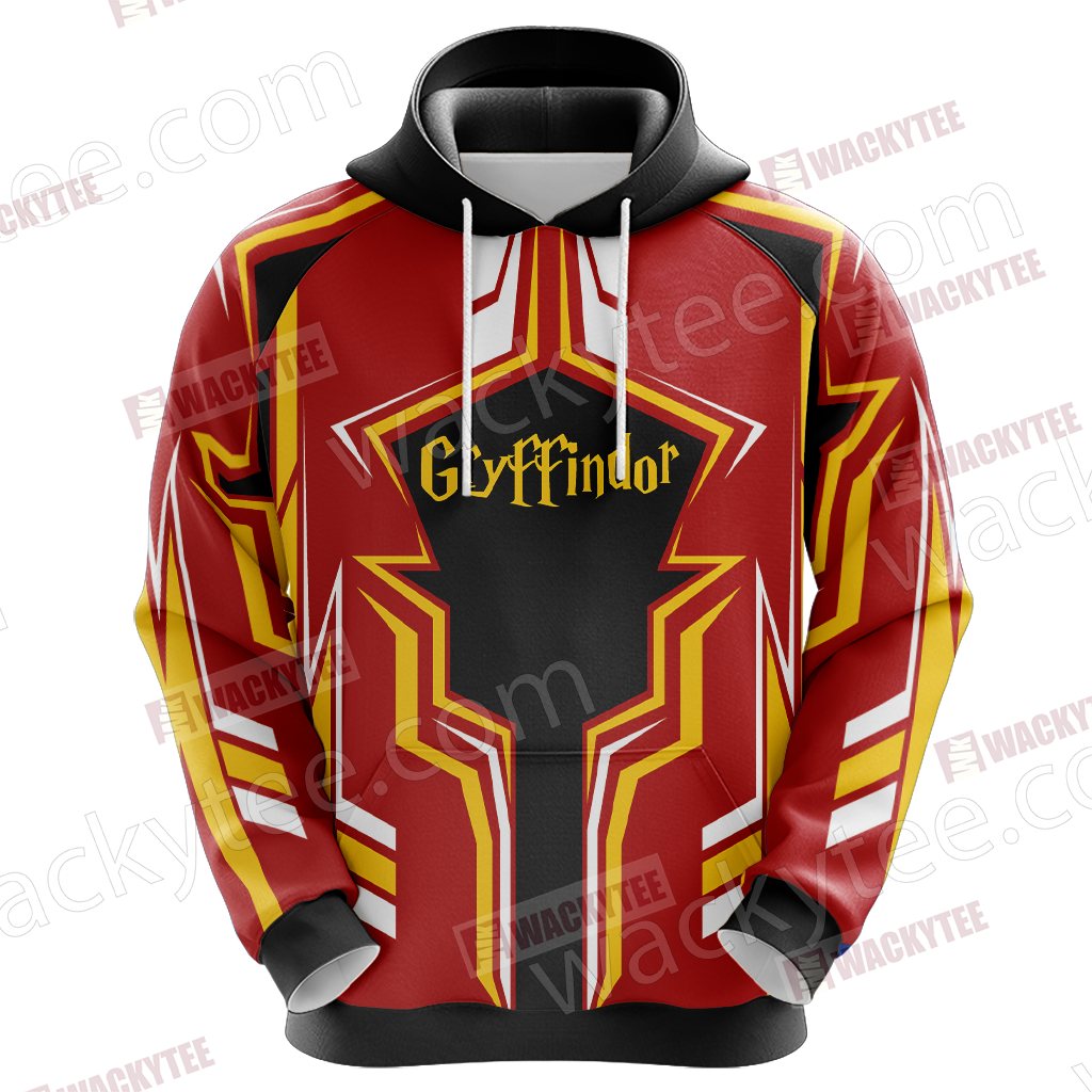 Harry Potter Hogwarts Castle - Gryffindor House Wacky Style New Collection Unisex 3D Hoodie