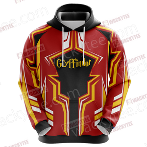 Harry Potter Hogwarts Castle - Gryffindor House Wacky Style New Collection Unisex 3D Hoodie