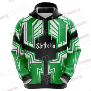 Harry Potter Hogwarts Castle - Slytherin House Wacky Style New Collection Unisex 3D Hoodie