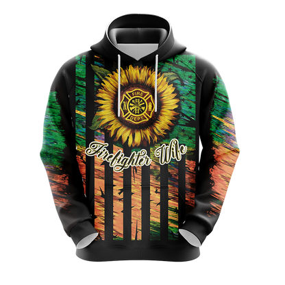 Proud Firefighter Wife Unisex 3D Hoodie
