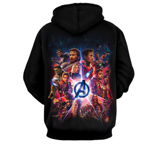 Avengers No Zip Hoodie