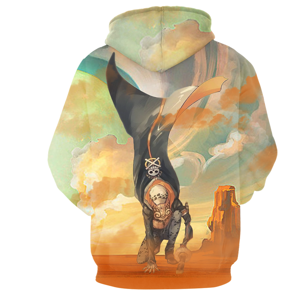 One Piece Trafalgar D. Water Law 3D Hoodie