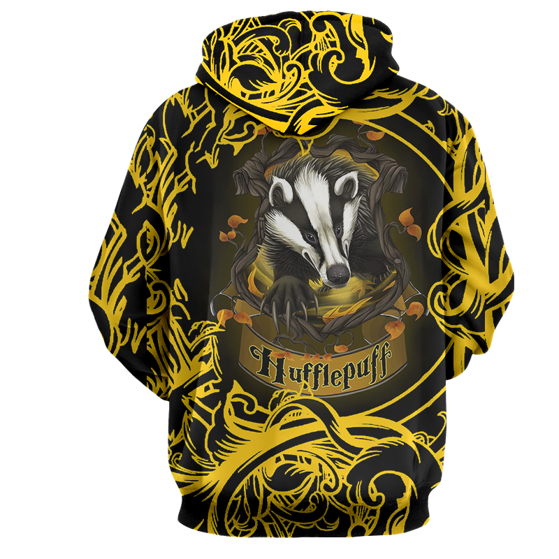Loyal Like A Hufflepuff Harry Potter 3D Hoodie