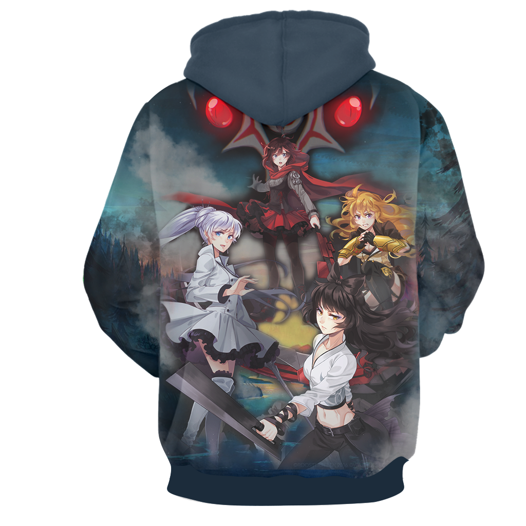 RWBY New Look 3D Hoodie