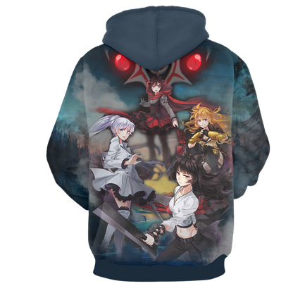 RWBY New Look 3D Hoodie