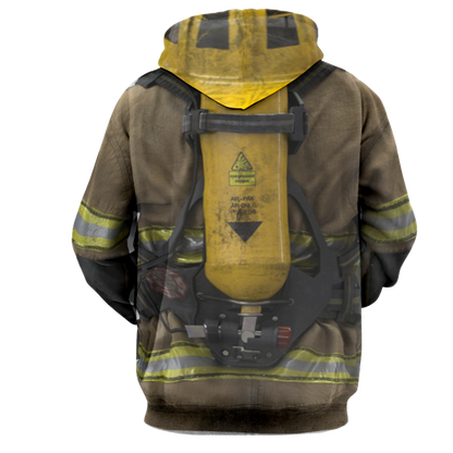 Firefighter Costume Cosplay 3D Hoodie