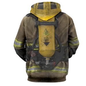 Firefighter Costume Cosplay 3D Hoodie