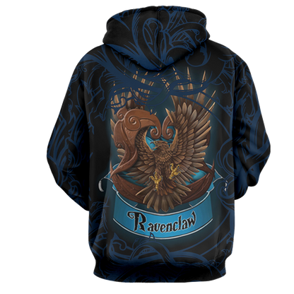 Wise Like A Ravenclaw Harry Potter 3D Hoodie
