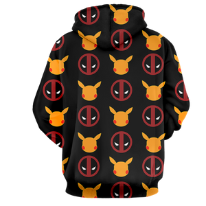 PikaPool Deadpool And Pikachu 3D Hoodie