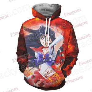 Sailor Moon Sailor Mars (Rei Hino) 3D Hoodie