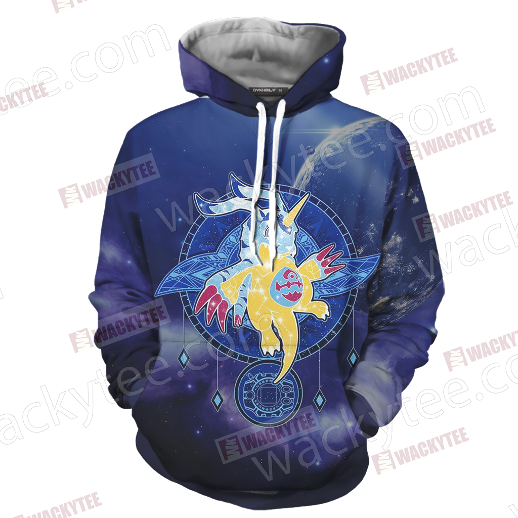 Digimon New Garurumon 3D Hoodie