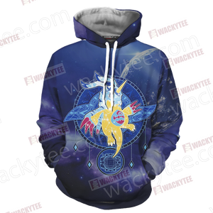 Digimon New Garurumon 3D Hoodie