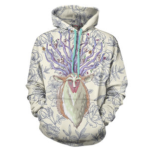 Princess Mononoke Forest Spirit 3D Hoodie