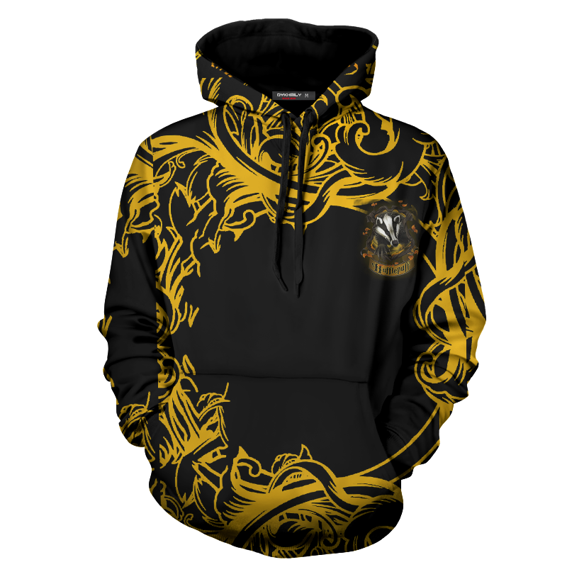 Loyal Like A Hufflepuff Harry Potter 3D Hoodie