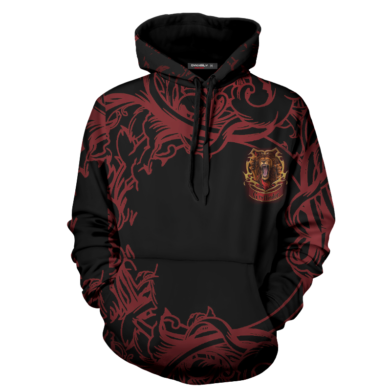 Brave Like A Gryffindor Harry Potter 3D Hoodie