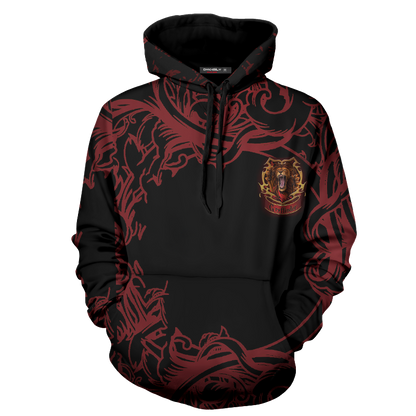 Brave Like A Gryffindor Harry Potter 3D Hoodie