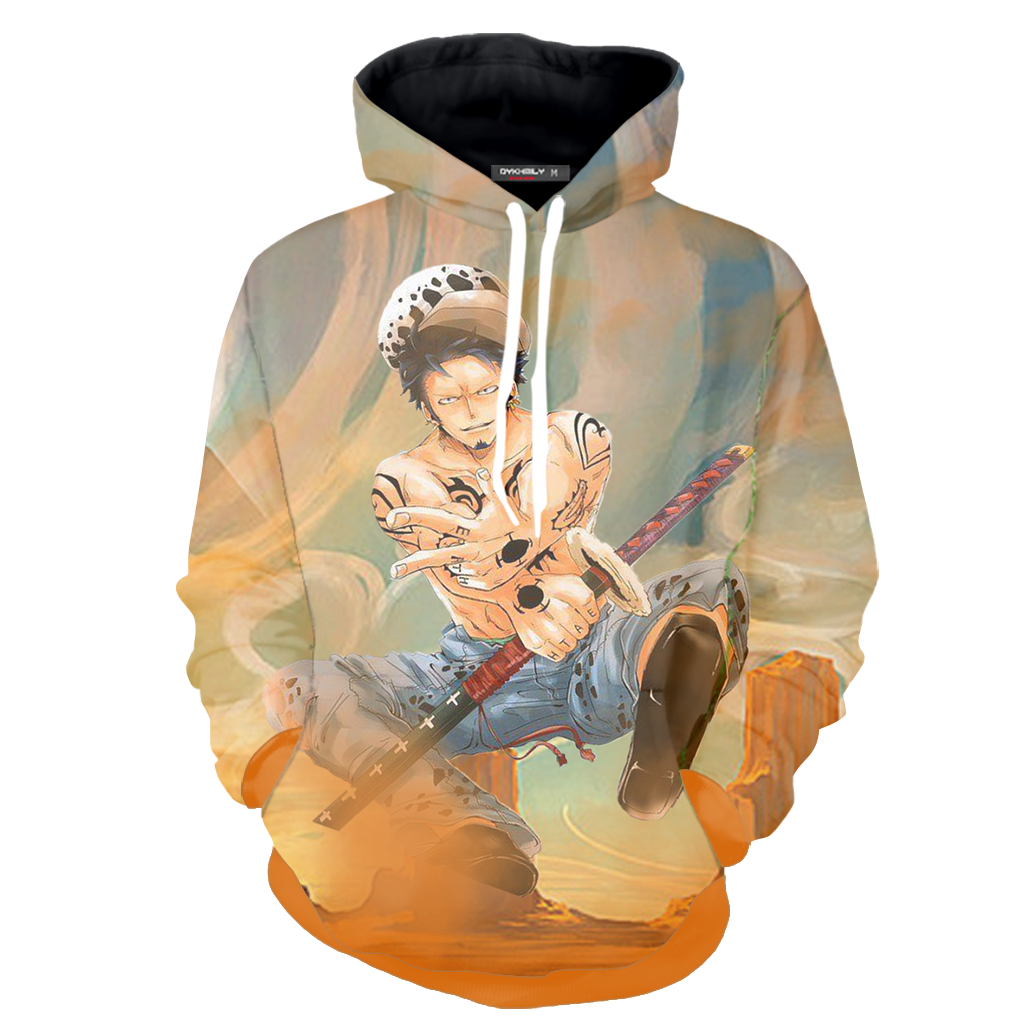One Piece Trafalgar D. Water Law 3D Hoodie