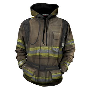 Firefighter Costume Cosplay 3D Hoodie