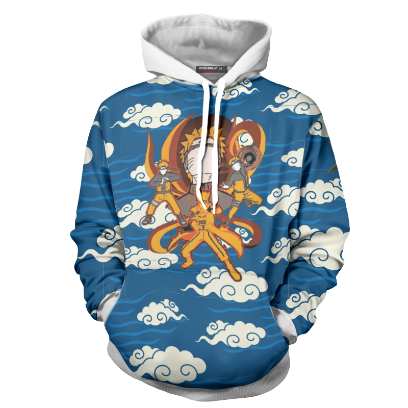 Naruto Hand Sign Cosplay 3D Hoodie