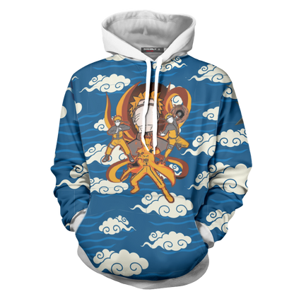 Naruto Hand Sign Cosplay 3D Hoodie