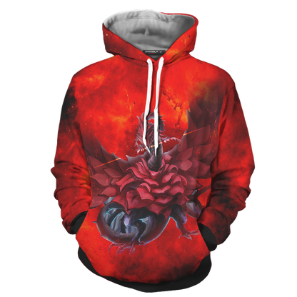Yu Gi Oh! Izayoi Aki And Black Rose Dragon 3D Hoodie