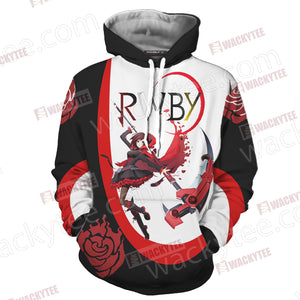 RWBY - Ruby Rose New Unisex 3D Hoodie